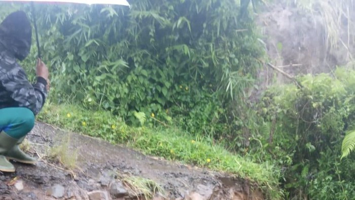 Tanah amblas di Bandung Barat