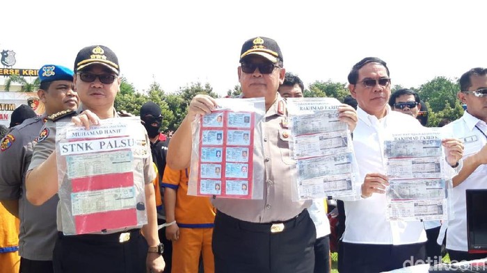 Sindikat Ranmor-Penadah-Pemalsu STNK Diungkap