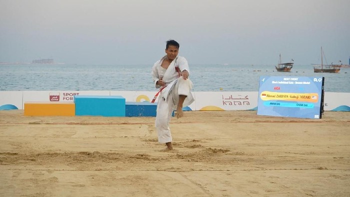 karateka Indonesia Ahmad Zaresta