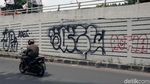 Vandalisme Marak di Underpass Tanah Abang