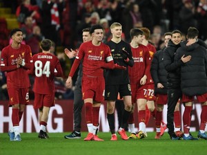 Video Skuad U-23 Liverpool Bungkam Shrewsbury Town 1-0