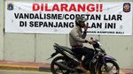 Vandalisme Marak di Underpass Tanah Abang