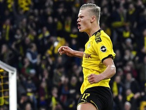 Statistik Gila Erling Haaland: 1 Gol per 22 menit