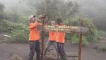Larangan Kemping di Pos 2 Gunung Merbabu yang Sempat Banjir