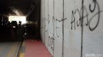 Vandalisme Marak di Underpass Tanah Abang