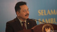 Nama I Dewa Gede Palguna juga masuk sebagai anggota tim seleksi. Palguna diketahui merupakan mantan hakim Mahkamah Konstitusi (MK). (Foto: Ari Saputra-detikcom)