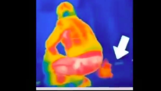 Disebut-sebut kamera thermal bisa mendeteksi kentut, yang kadang-kadang memang terasa lebih hangat.