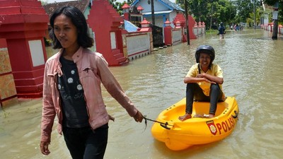 Banjir Rendam Ratusan Rumah di Mojokerto