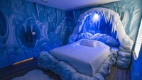 Kamar lain bertema gua bersalju layaknya dalam film Star Wars. Hanya saja untungnya di sini tidak ada binatang berbulu seperti dalam cerita. (Loma Homes)