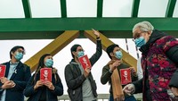 Korban meninggal di Hong Kong adalah seorang pria berusia 39 tahun yang bepergian ke Wuhan pada 21 Januari lalu dan kembali dua hari kemudian. Sebelumnya, otoritas kesehatan setempat menyebut korban sudah memiliki penyakit penyerta. Anthony Kwan/Getty Images.