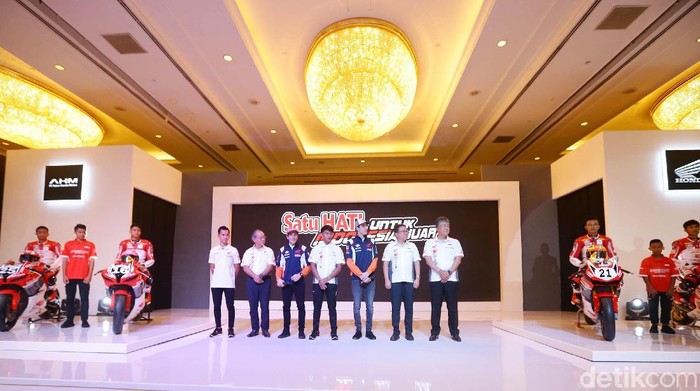 Peluncuran Astra Honda Racing Team di Shangri-la Hotel, Selasa (4/2/2020) sore WIB