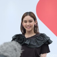 Pada acara yang digagas oleh Google Indonesia mengenai cara move on jadi pencarian kata kunci populer untuk sub kategori Romance & Relationship sepanjang 2019 ini, Vanesha Prescilla berbagi tips melupakan mantan. Foto: Anggi Mayasari / Wolipop