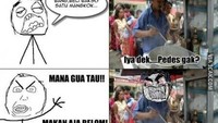 Pertanyaan ini memang terdengar ambigu ya. Si penjual yang menanyakan pasti kesal kalau pembelinya punya jawaban seperti ini. Foto: istimewa