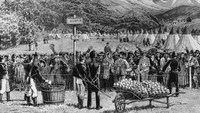 Penyakit ini menyerang pencernaan sehingga membuat penderitanya mengalami muntah dan diare. Kualitas udara yang buruk yang berasal dari jenazah maupun rawa-rawa disebut menjadi penyebab munculnya penyakit ini di tahun 1830-an. Hulton Archive/Getty Images.