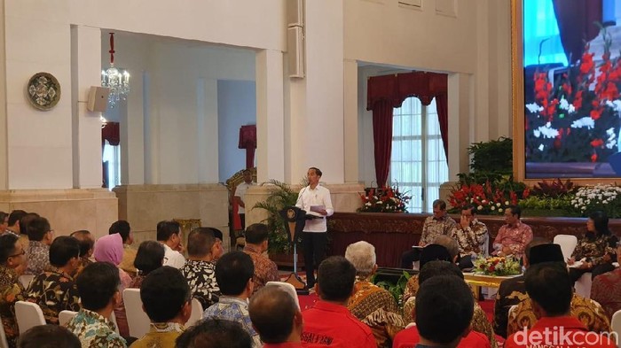 Presiden Jokowi di Rakornas tentang Pengendalian Karhutla