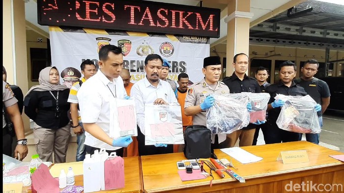 Polres tasikmalaya ekspos soal kematian warga tangerang