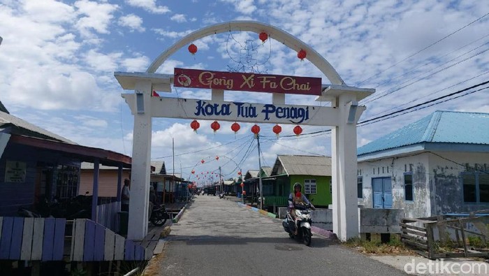 Situasi Kota Penagi Natuna usai 238 WNI dievakuasi dari Wuhan (Chaidir Tanjung/detikcom)