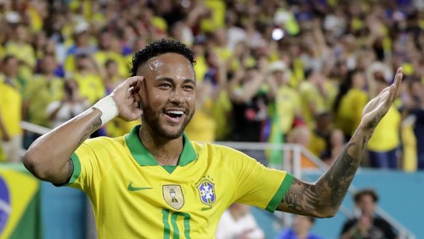 Neymar Brazil. (AP Photo/Lynne Sladky)