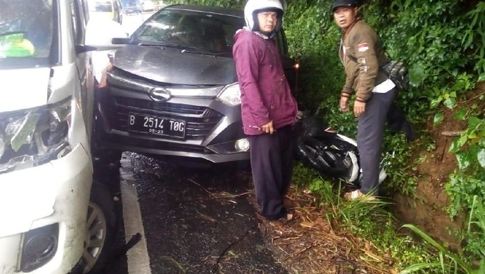 kecelakaan di puncak cianjur