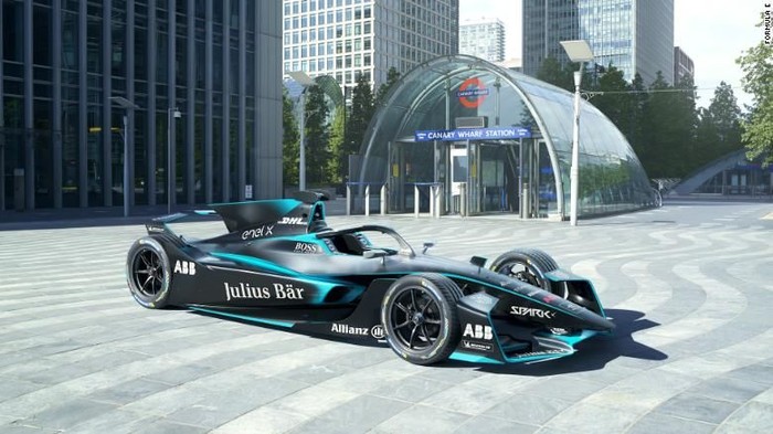 Mobil balap Formula E Gen2 EVO Mobil balap Formula E Gen2 EVO