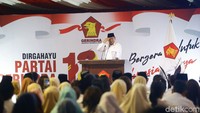 Hingga kini Prabowo masih memberikan pengarahan kepada kader Gerindra. Dia memberikan sejumlah pesan kepada para kader.