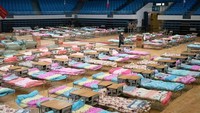 Salah satu objek wisata yang diubah itu adalah Hongshan Gymnasium di Wuhan (Xinhua)