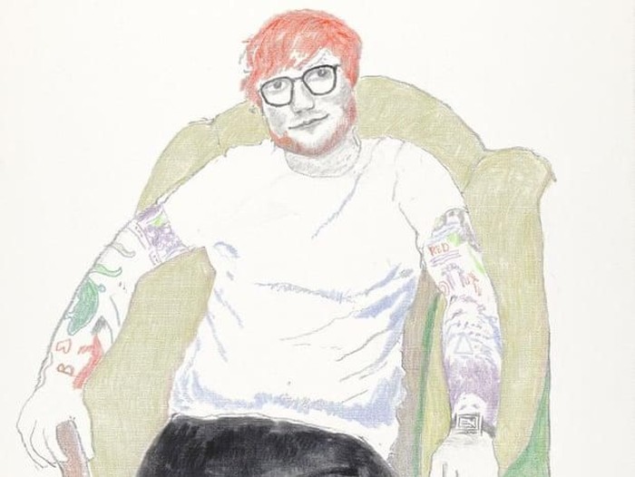 Lukisan Ed Sheeran Lukisan Ed Sheeran