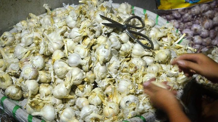 Harga bawang putih di sejumlah pasar tradisional di Indonesia merangkak naik. Kenaihan harga itu terjadi sejak tiga hari lalu.
