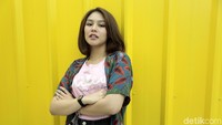 Vanesha Prescilla saat berkunjung ke kantor detikcom, Jakarta Selatan belum lama ini.