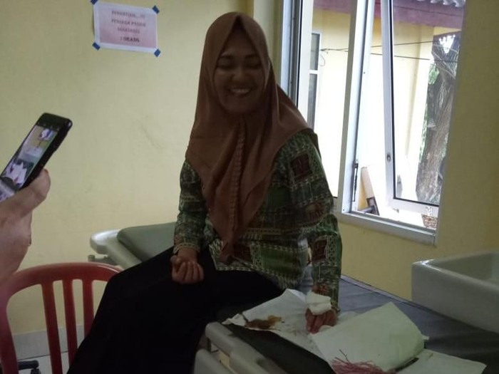DOK. ISTIMEWA/ Guru SD terkena busur panah di Selayar Sulsel