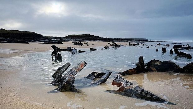 Hilang 100 Tahun, Kapal Perang Jerman Muncul ke Permukaan