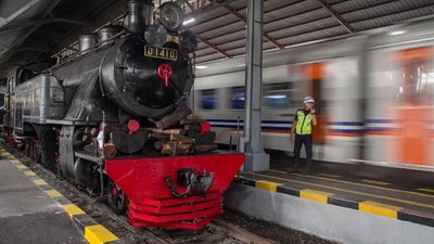 Bangga! Solo Punya Kereta Uap Buatan Jerman Lho