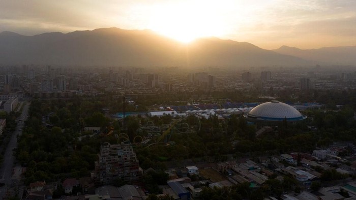 SANTIAGO, CHILE - JANUARY 18: Aerial view during the E-Prix Antofagasta Minerals as part of the third round of the ABB FIA Formula E Championship 2019/2020 on January 18, 2020 in Santiago, Chile. (Photo by ABB FIA Formula E/Handout /Getty Images)
