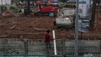 Pasar Senen Jaya blok I dan II itu diketahui akan dibangun hingga enam lantai.