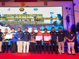 BPH Migas Resmikan Groundbreaking Proyek Pipa Gas Cirebon-Semarang