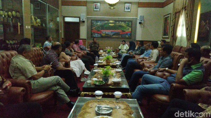 Komisi D DPRD DKI Jakarta menyambangi kantor Wali Kota Semarang, Jumat (7/2/2020).
