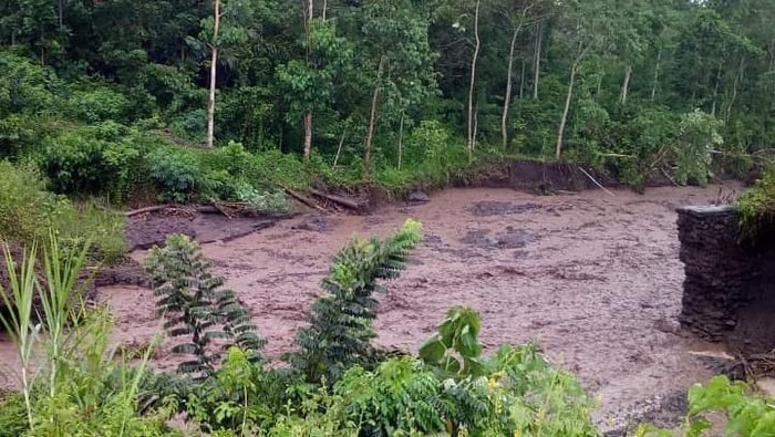 DOK ISTIMEWA/ Banjir di Karangasem Bali Jumat (7/2/2020)