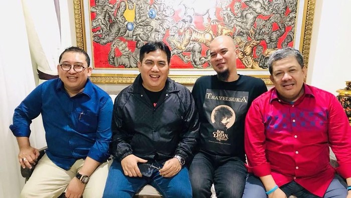 Fadli Zon, Helmy Faishal, Ahmad Dhani, Fahri Hamzah (Instagram Ahmad Dhani)