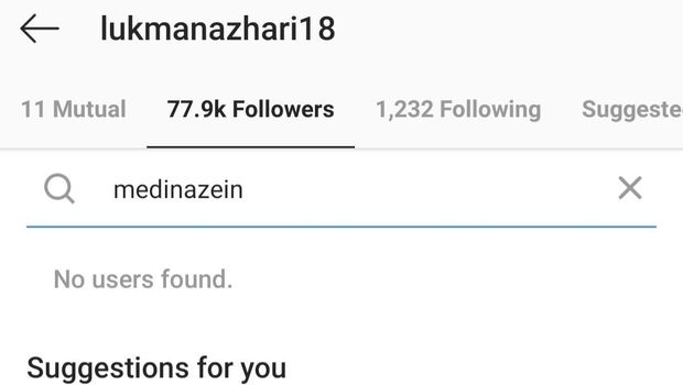 Ada Apa Nih? Medina Zein dan Lukman Azhari Sudah Tak Saling Follow