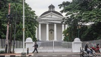 Pembangunan Gereja Imanuel dimulai pada tahun 1834. Awalnya, gereja ini dibangun atas dasar kesepakatan antara umat Reformasi dan Umat Lutheran di Batavia. (Rachman/detikcom)