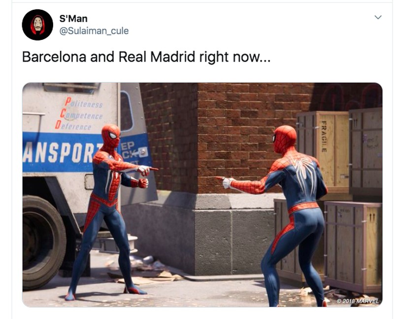 Barca Madrid meme