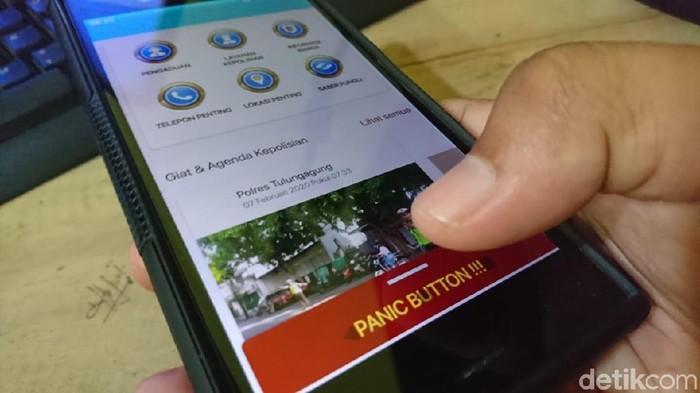 Mengenal Aplikasi Panic Button Andalan Polres Tulungagung