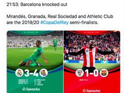 Meme Kocak Barcelona dan Real Madrid Kandas Berbarengan