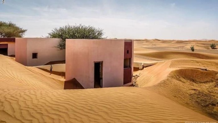 Misteri Perginya Warga Asli Desa Hantu yang Kini Terkubur Gurun Pasir