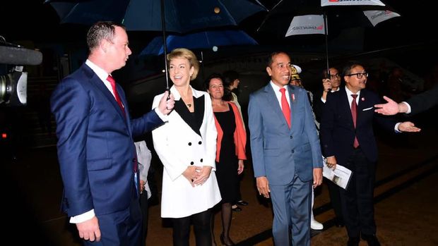 Presiden Jokowi di Canberra
