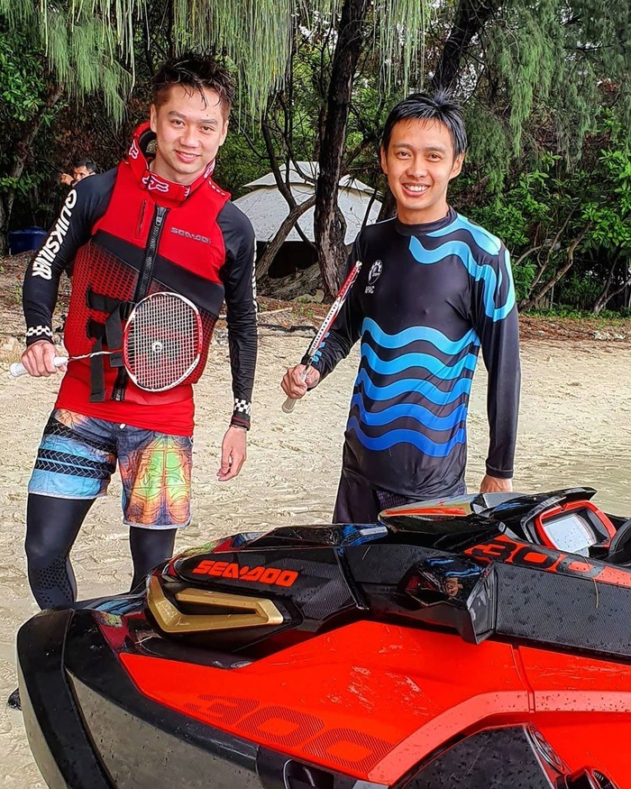 Kevin Sanjaya di Kepulauan Seribu