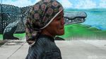 Wow! Penjaringan Punya Mural 3D Macam-macam Satwa
