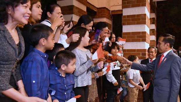 Presiden Jokowi di Canberra