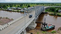 Biaya pembangunannya sebesar Rp 66,5 miliar dengan masa pelaksanaan 540 hari kalender sejak kontrak 18 April 2018. Pengerjaan konstruksinya terdiri dari pile slab (300 m), gelagar beton (31,46 m), dan rangka baja (61,4 m).