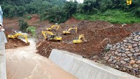 Kementerian Pekerjaan Umum dan Perumahan Rakyat (PUPR) melalui Balai Besar Wilayah Sungai (BBWS) Ciliwung-Cisadane Ditjen Sumber Daya Air menargetkan penyelesaian pembangunan Bendungan Kering (Dry Dam) Ciawi yang berlokasi di Hulu Sungai Ciliwung, Kecamatan Cisarua, Kabupaten Bogor pada akhir 2020. Istimewa/Kementerian PUPR.